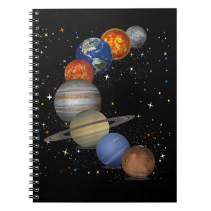 Universe Galaxy Planets Sun Astronomy Outer Space Notebook