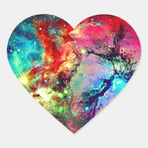 Universe Heart Sticker