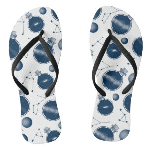Universe in a Bottle Flip Flops