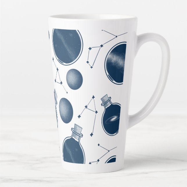 Universe in a Bottle Latte Mug (Right)