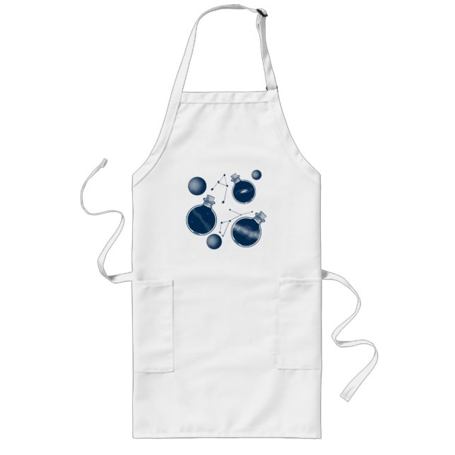 Universe in a Bottle Long Apron (Front)