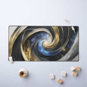 Universe in an Abstract Spiral Desk Mat