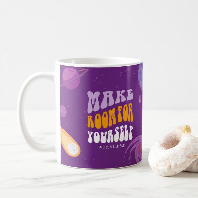 Universe-Inspired and Astronaut Mug (With Donut)