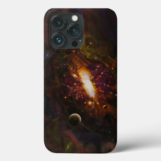 Universe, Milky way, Space, planets Case-Mate iPhone Case (Back)