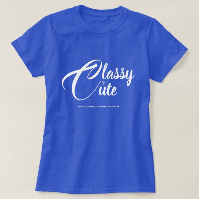 Universe of Hip Hop Classy& Cute Ladies Collection T-Shirt (Design Front)