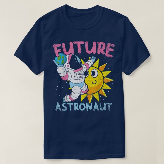 Universe Outer Space Planets Kids Science Future A T-Shirt (Design Front)