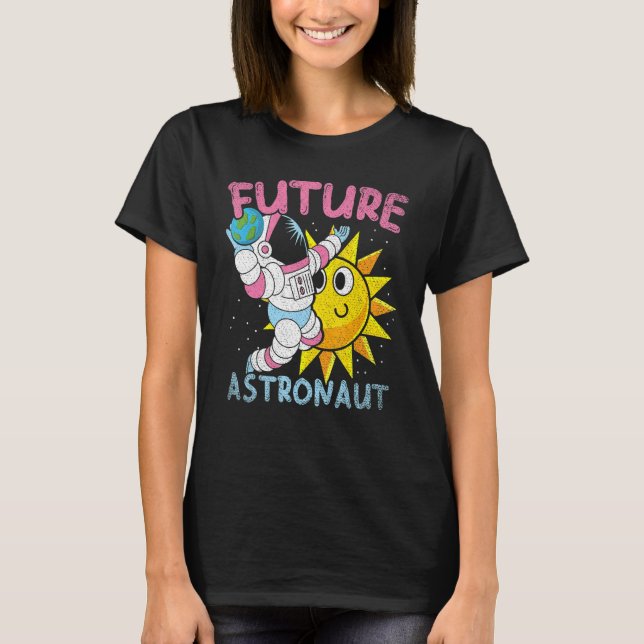 Universe Outer Space Planets Kids Science Future A T-Shirt (Front)