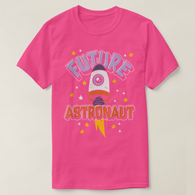 Universe Outer Space Science Rocket Future Astrona T-Shirt (Design Front)