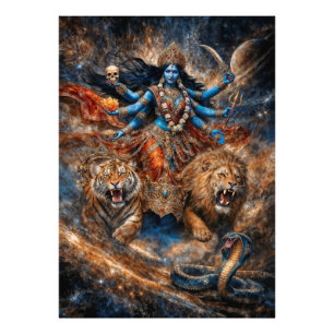 Universe Powers of Kali Goddess Photo Print