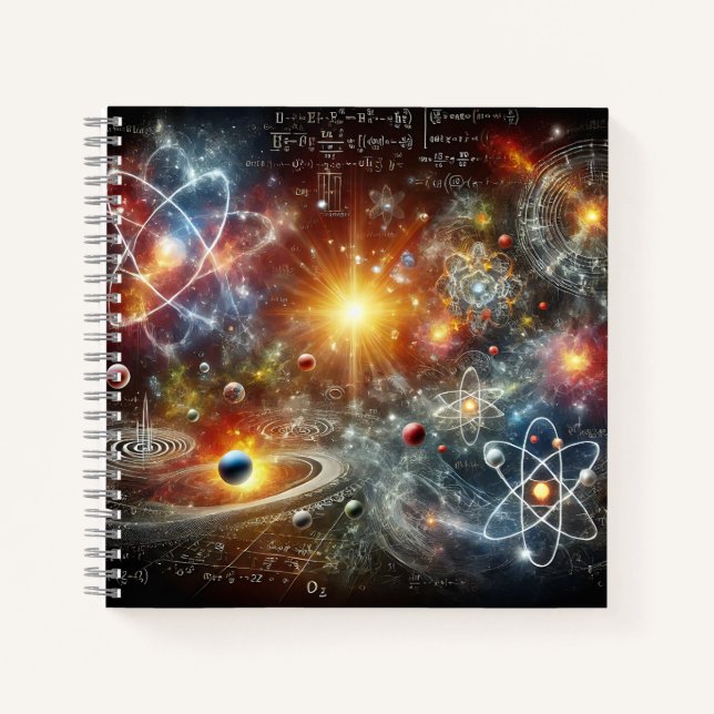 Universe & Quantum Equations Notebook (Front)