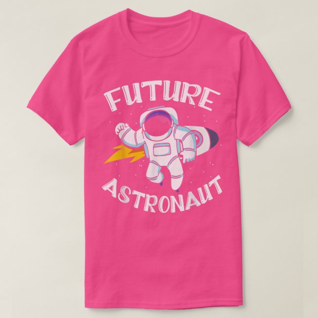 Universe Rocket Outer Space Science Galaxy Future  T-Shirt (Design Front)