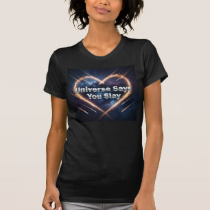 Universe Says You Slay – Cosmic Confidence T-Shirt