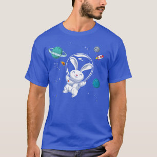 Universe Space Travel Animal Lover Rabbit Bunny As T-Shirt