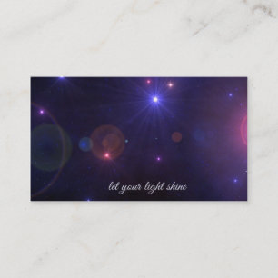 Universe Stars  Inspirational Quote Business Card