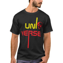 Universe Typography with Alien Face Design