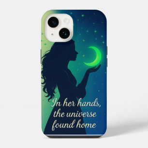 Universe Within Her – Inspirational Celestial iPhone 14 Case