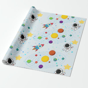 universe wrapping paper