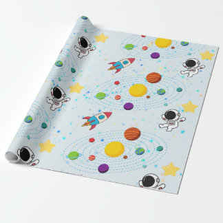 universe wrapping paper
