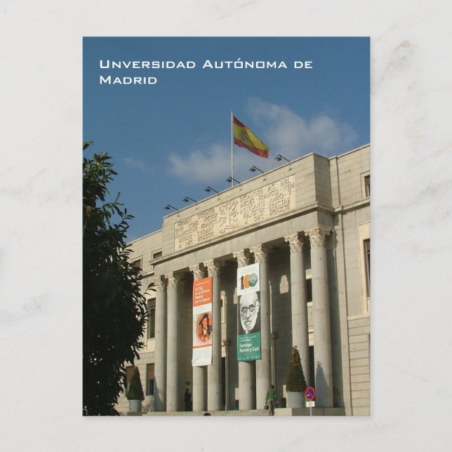 Universidad Autonoma de Madrid Postcard (Front)