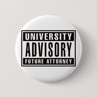 University Advisory Future Attorney 6 Cm Round Badge