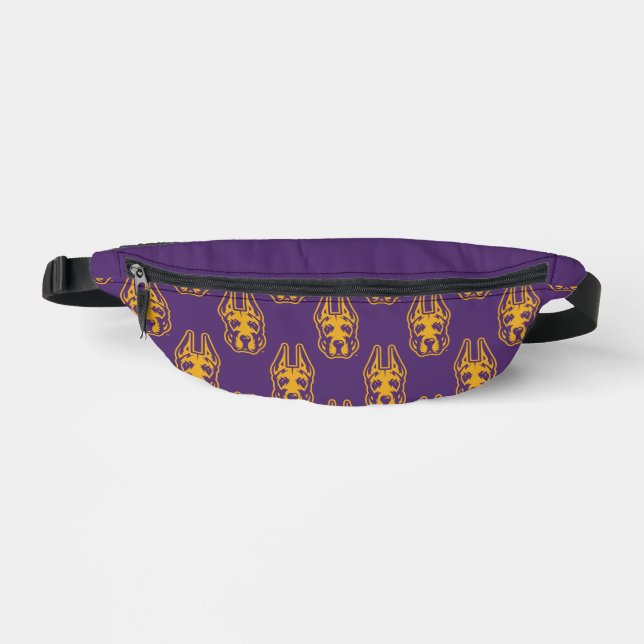 University at Albany Great Dane Mascot Head Bum Bags (Front)