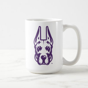 University at Albany Great Dane Mascot Head Coffee Mug