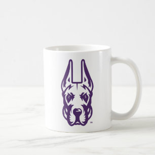 University at Albany Great Dane Mascot Head Coffee Mug
