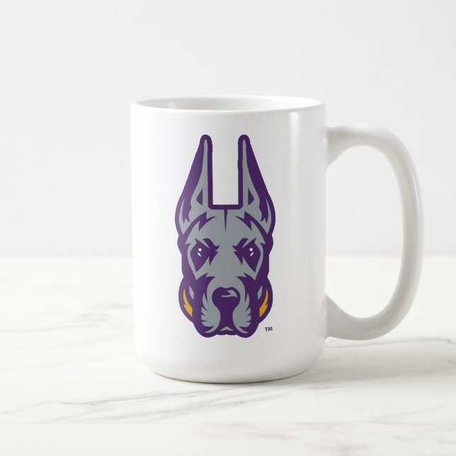 University at Albany Great Dane Mascot Head Coffee Mug (Right)