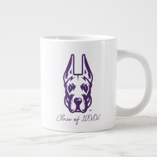 University at Albany Great Dane Mascot Head Large Coffee Mug