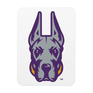 University at Albany Great Dane Mascot Head Magnet
