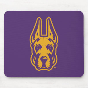 University at Albany Great Dane Mascot Head Mouse Mat