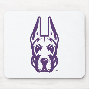 University at Albany Great Dane Mascot Head Mouse Mat