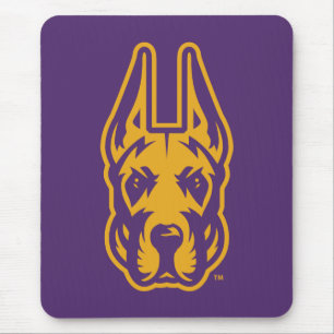 University at Albany Great Dane Mascot Head Mouse Mat
