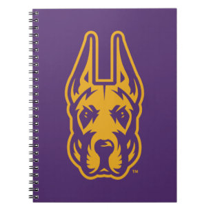 University at Albany Great Dane Mascot Head Notebook