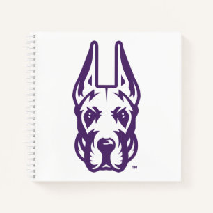 University at Albany Great Dane Mascot Head Notebook