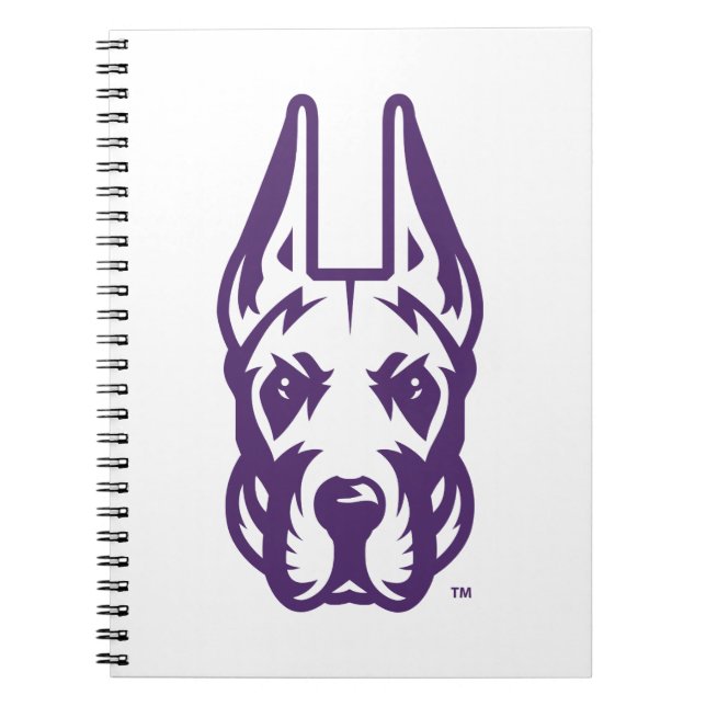 University at Albany Great Dane Mascot Head Notebook (Front)