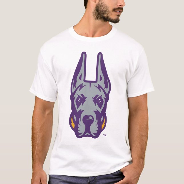 University at Albany Great Dane Mascot Head T-Shirt (Front)