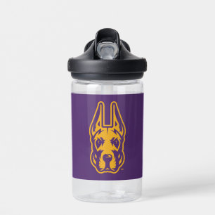 University at Albany Great Dane Mascot Head Water Bottle