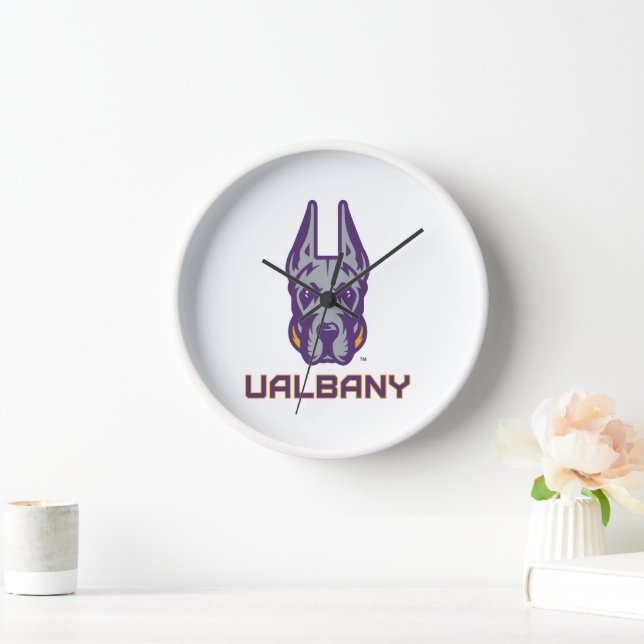 University at Albany Great Danes Clock (Home)