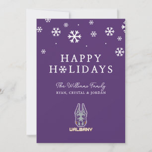 University at Albany Great Danes Holiday Card