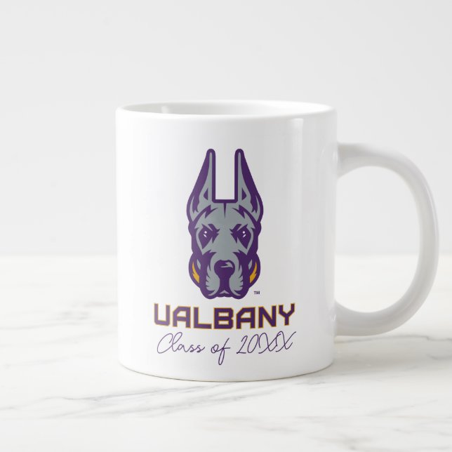 University at Albany Great Danes Large Coffee Mug (Right)