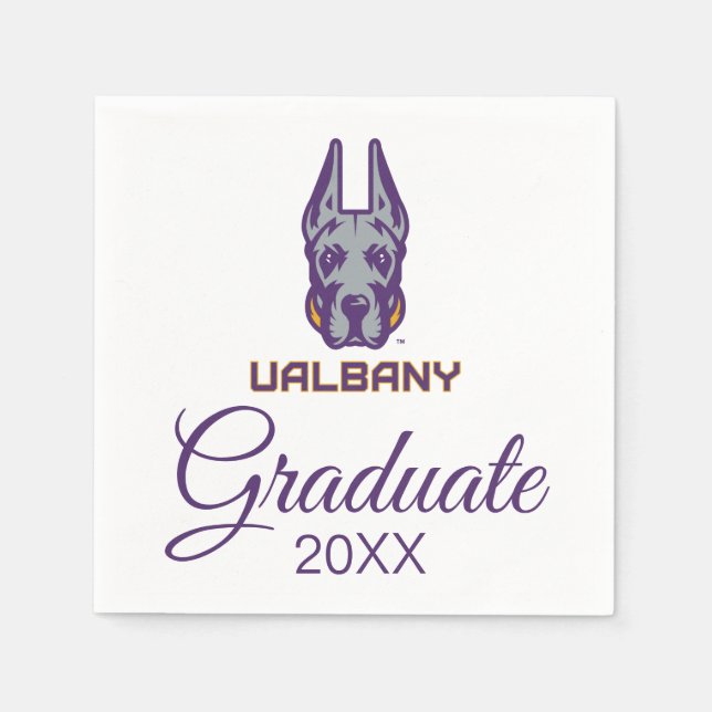 University at Albany Great Danes Napkin (Front)