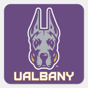 University at Albany Great Danes Square Sticker