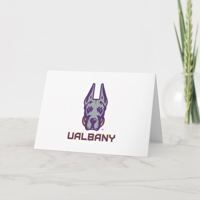 University at Albany Great Danes Thank You Card (Front)