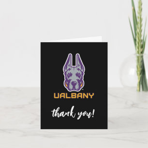 University at Albany Great Danes Thank You Card