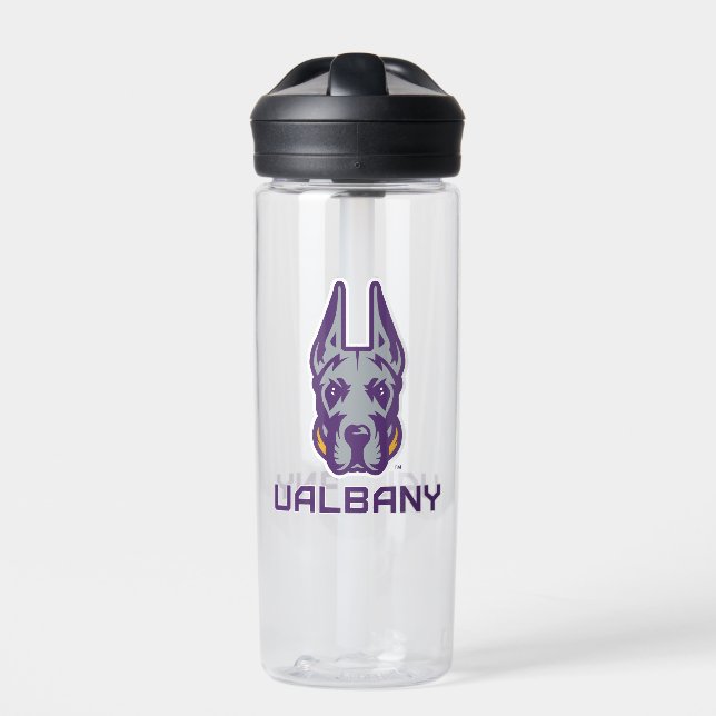 University at Albany Great Danes Water Bottle (Front)