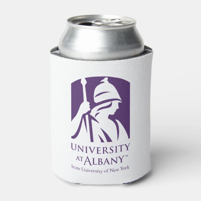 University at Albany Iconic Logo Can Cooler (Can Front)