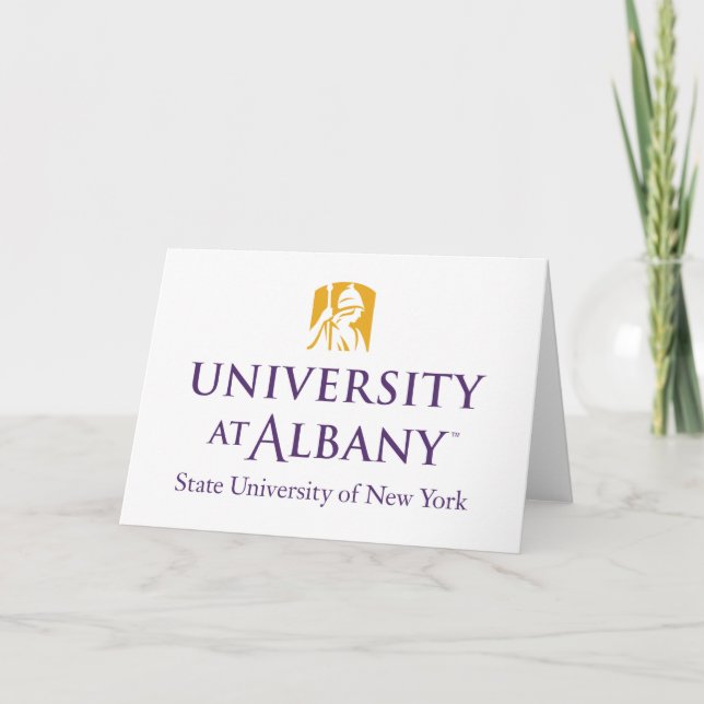 University at Albany Iconic Logo Card (Front)