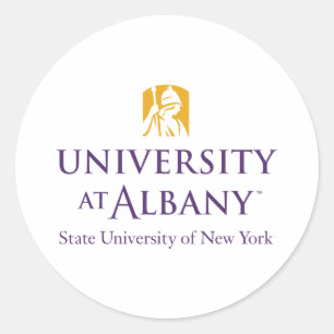 University at Albany Iconic Logo Classic Round Sticker
