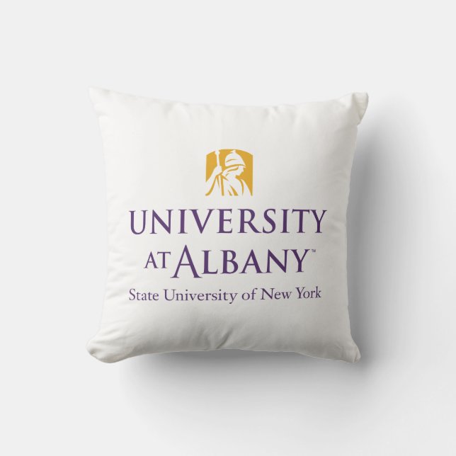 University at Albany Iconic Logo Cushion (Front)